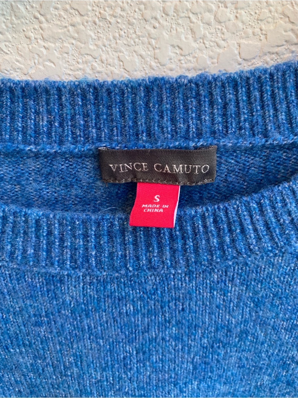Vince Camuto Ocean Blue Crewneck Sweater - Picture 2 of 4